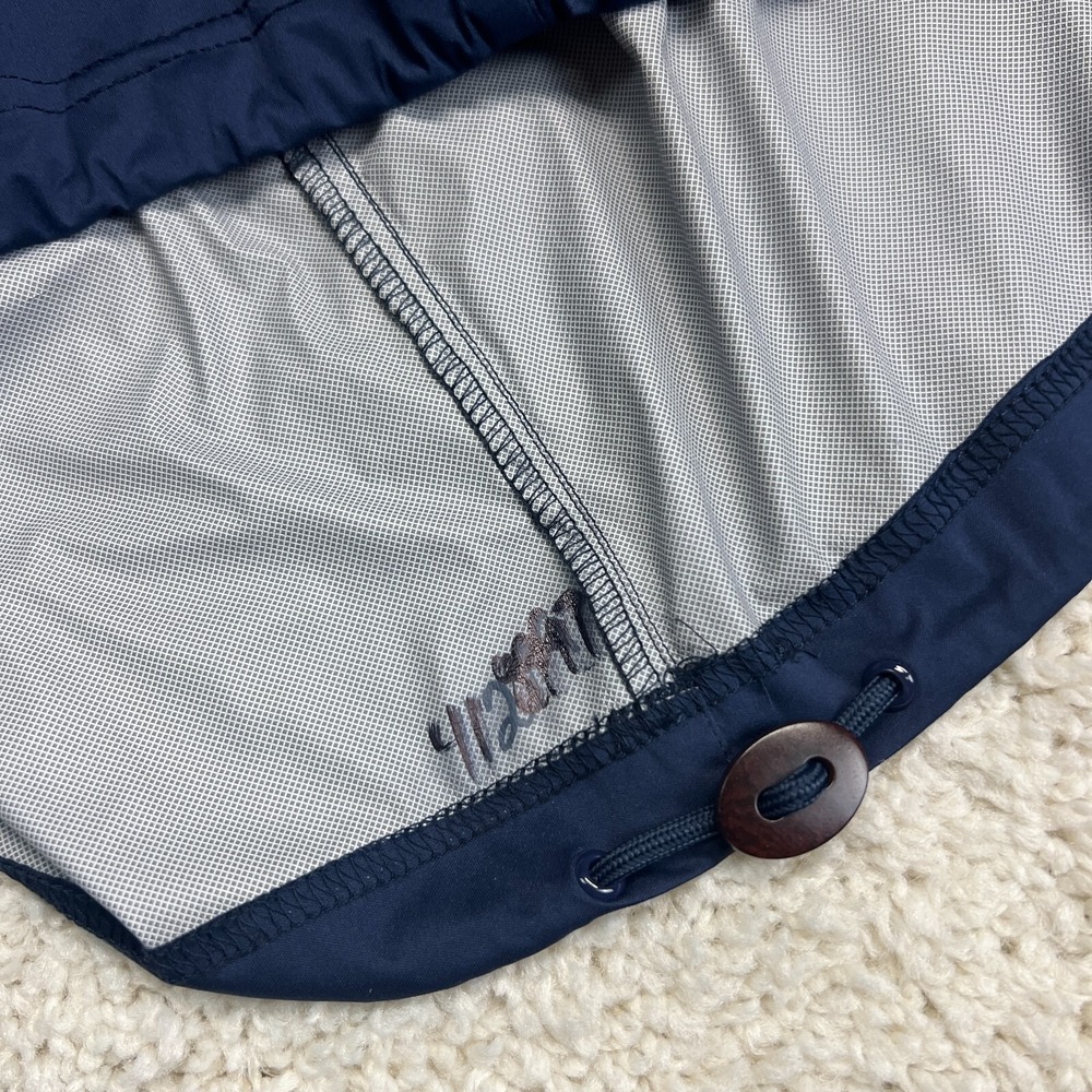 Polo Golf Ralph Lauren Windbreaker Jacket Mens Large Blue 1/4 Zip Button Casual - Picture 11 of 11